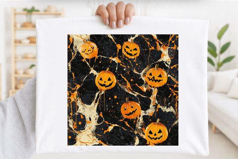 Halloween Marble Background Bundle Digital Pattern SVGArt 