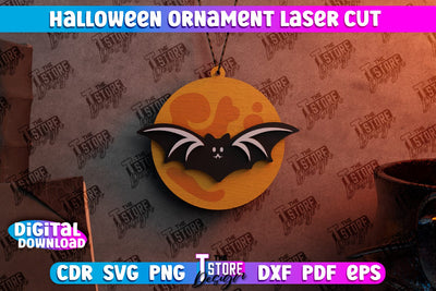 Halloween Medallion | Jewelry Design | Halloween Pendant | Bijoux Design | CNC Files SVG The T Store Design 