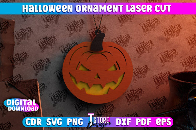 Halloween Medallion | Jewelry Design | Halloween Pendant | Bijoux Design | CNC Files SVG The T Store Design 