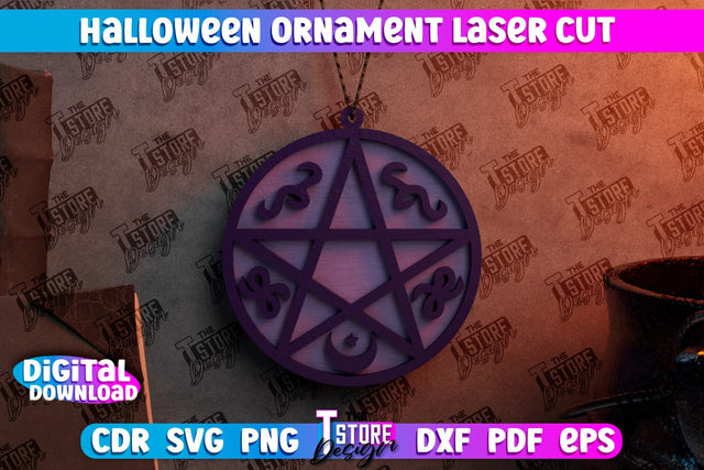 Halloween Medallion | Jewelry Design | Halloween Pendant | Bijoux Design | CNC Files SVG The T Store Design 