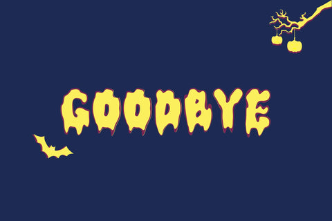 Halloween Melt Font Dm Letter Studio 