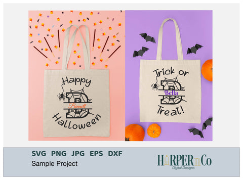 Halloween Monogram B SVG PNG Cut EPS File SVG HarperNCo 