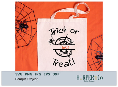 Halloween Monogram C SVG PNG Cut EPS File SVG HarperNCo 