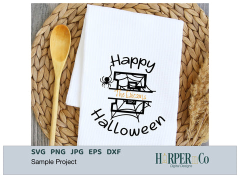 Halloween Monogram E SVG PNG Cut EPS File SVG HarperNCo 
