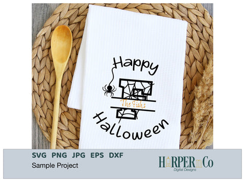 Halloween Monogram F SVG PNG Cut EPS File SVG HarperNCo 