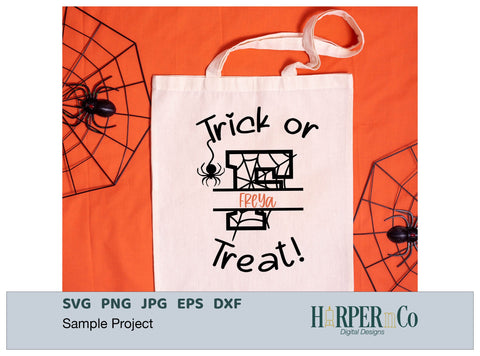 Halloween Monogram F SVG PNG Cut EPS File SVG HarperNCo 