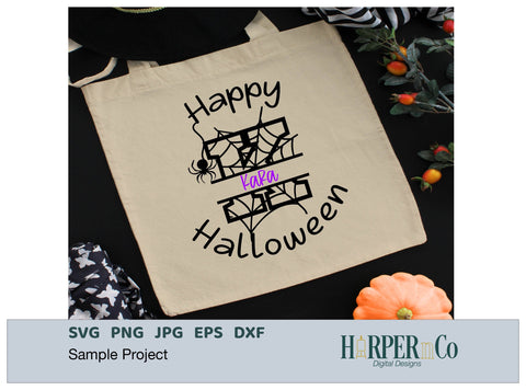 Halloween Monogram K SVG PNG Cut EPS File SVG HarperNCo 