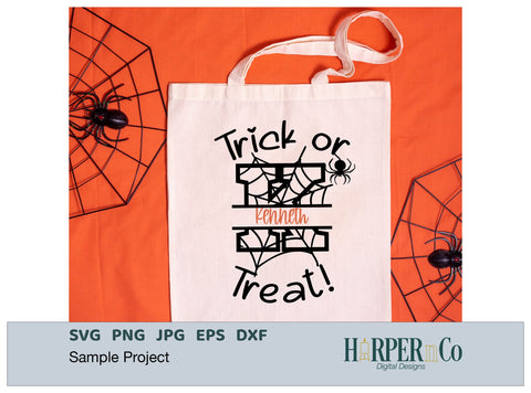 Halloween Monogram K SVG PNG Cut EPS File SVG HarperNCo 