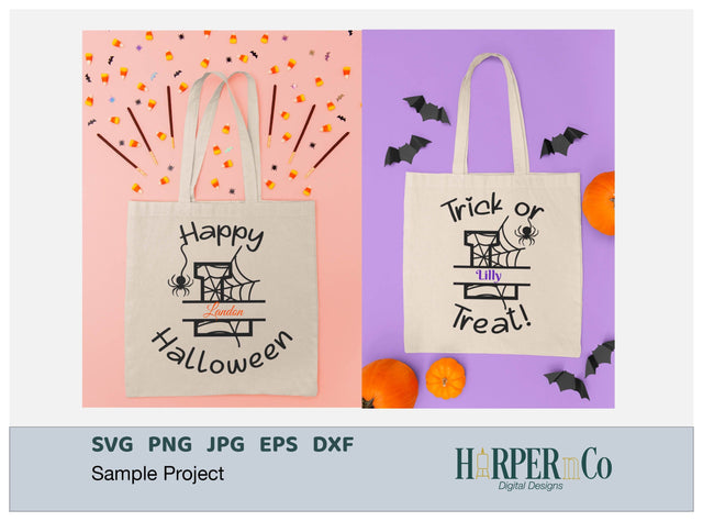Halloween Monogram L SVG PNG Cut EPS File SVG HarperNCo 
