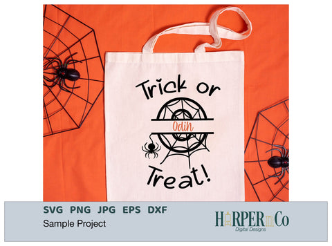 Halloween Monogram O SVG PNG Cut EPS File SVG HarperNCo 