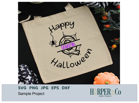 Halloween Monogram Q SVG PNG Cut EPS File SVG HarperNCo 