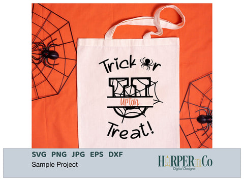 Halloween Monogram U SVG PNG Cut EPS File SVG HarperNCo 