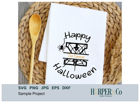 Halloween Monogram X SVG PNG Cut EPS File SVG HarperNCo 