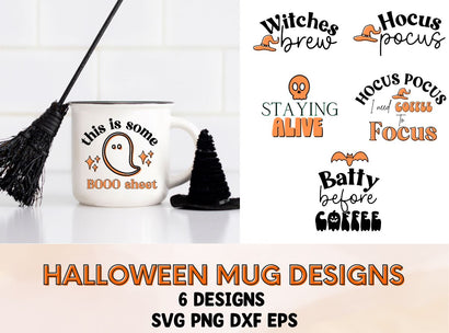 Halloween Mug Designs Thumbnail - SVG PNG DXF EPS SVG So Fontsy Design Shop 