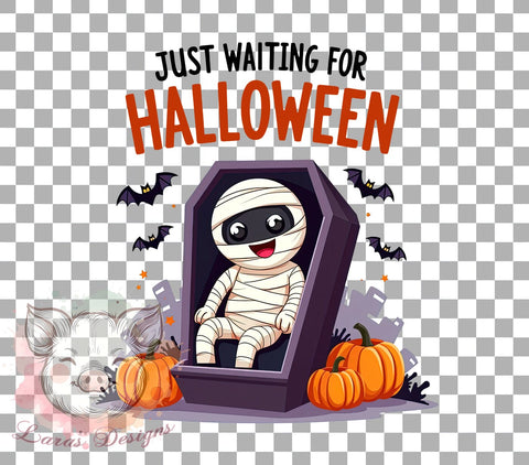 Halloween Mummy Halloween Png, Trick or Treat Animal png, Spooky Vibes Png, Halloween Lover Gift Png, Halloween Png, Sublimation Designs, Digital Download Sublimation Lara' s Designs 
