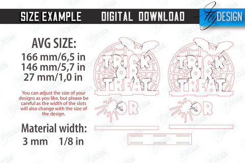 Halloween Napkin Holders Laser Cut Bundle | Adornment Dining Table | Halloween Party | CNC Files SVG Fly Design 