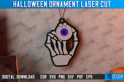 Halloween Ornament | Medallion | Jewelry | Pendant | Bijoux | Halloween Décor | CNC Files SVG Fly Design 