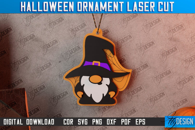 Halloween Ornament | Medallion | Jewelry | Pendant | Bijoux | Halloween Décor | CNC Files SVG Fly Design 