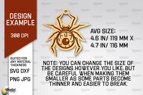 Halloween Ornaments Laser Cut Bundle. Halloween SVG Design SVG Evgenyia Guschina 