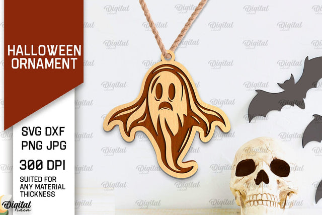 Halloween Ornaments Laser Cut. Halloween SVG Design SVG Evgenyia Guschina 