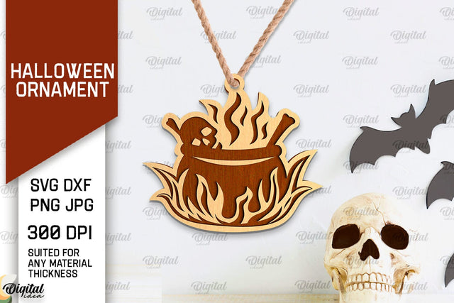 Halloween Ornaments Laser Cut. Halloween SVG Design SVG Evgenyia Guschina 