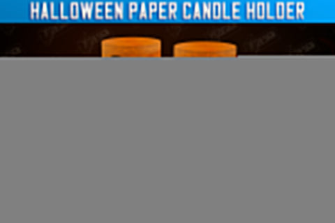 Halloween Paper Candle Holder Bundle | Shadow Lantern Paper Cut | | Halloween Decorations | SVG Files SVG Fly Design 