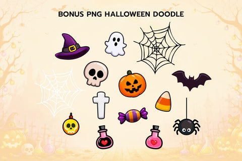 Halloween Parade Color font OTF, PNG Font BB Digital Arts 