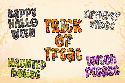 Halloween Parade Color font OTF, PNG Font BB Digital Arts 