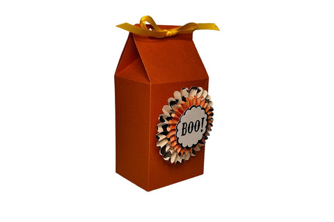 Halloween Party Favor Milk Carton Gift Box SVG Sharia Morton Designs 