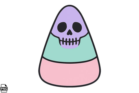 Halloween Pastel Goth Candy Corn PNG Clipart Bundle Printable File Sublimation Creativedesigntee 