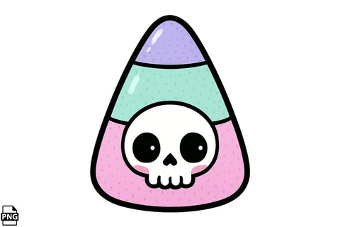 Halloween Pastel Goth Candy Corn PNG Clipart Bundle Printable File Sublimation Creativedesigntee 