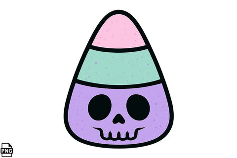 Halloween Pastel Goth Candy Corn PNG Clipart Bundle Printable File Sublimation Creativedesigntee 