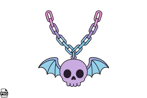 Halloween Pastel Goth Chain PNG Clipart Bundle Printable File Sublimation Creativedesigntee 
