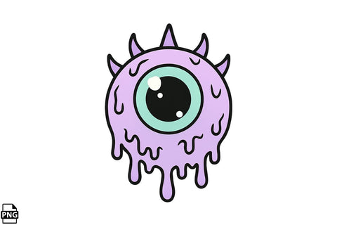 Halloween Pastel Goth Creepy Eyes PNG Clipart Bundle Printable File Sublimation Creativedesigntee 