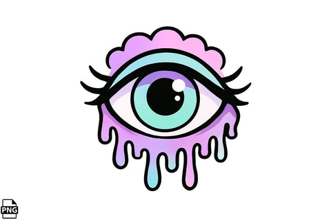 Halloween Pastel Goth Creepy Eyes PNG Clipart Bundle Printable File Sublimation Creativedesigntee 