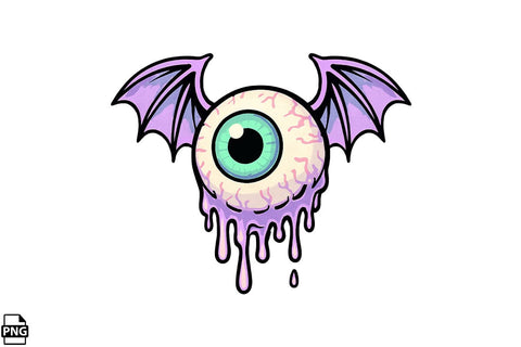 Halloween Pastel Goth Creepy Eyes PNG Clipart Bundle Printable File Sublimation Creativedesigntee 