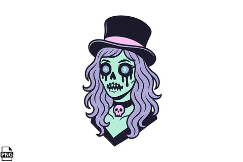 Halloween Pastel Goth Ghoul PNG Clipart Bundle Printable File Sublimation Creativedesigntee 