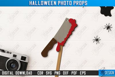 Halloween Photo Booth Props Laser Cut Design, Party Accessory SVG, Halloween Quotes SVG, Halloween Ornaments, Party Decorations, Halloween Bash, Photo Sticks SVG Fly Design 