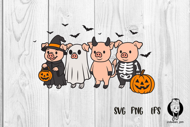 Halloween pig svg SVG dadan_pm 