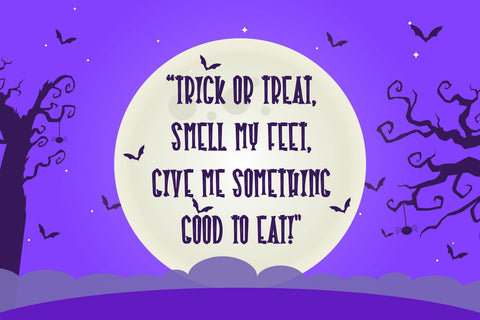 Halloween Plaque - Wooden Display Font Font Mozzatype 