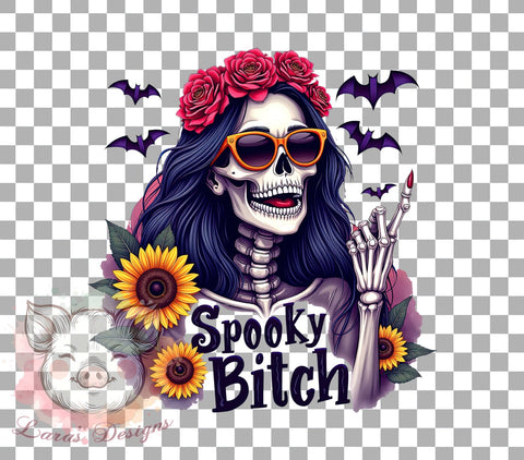Halloween PNG, Spooky Design, Sublimation Download, Halloween Art, Witchy Vibes, Halloween Decor, Digital Download, Printable Halloween Sublimation Lara' s Designs 