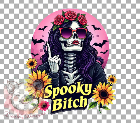 Halloween PNG, Spooky Design, Sublimation Download, Halloween Art, Witchy Vibes, Halloween Decor, Digital Download, Printable Halloween Sublimation Lara' s Designs 