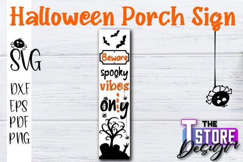 Halloween Porch Signs Bundle | Haunter House | Wall Sign | Halloween Night | SVG Files SVG The T Store Design 