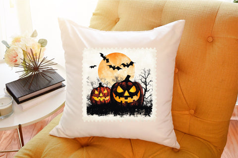 Halloween Postage Stamp Sublimation Sublimation designartist 