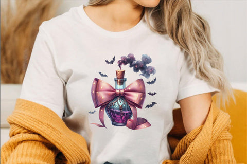 Halloween Potion Bottle Sublimation Clipart Sublimation SVGArt 