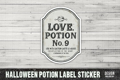 Halloween Potion Label Sticker Bundle SVG FiveStarCrafting 