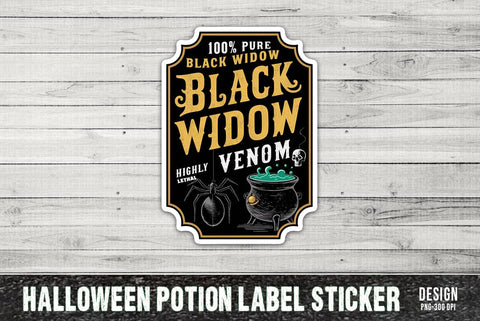 Halloween Potion Label Sticker Bundle SVG FiveStarCrafting 