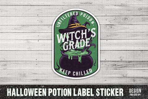 Halloween Potion Label Sticker Bundle SVG FiveStarCrafting 