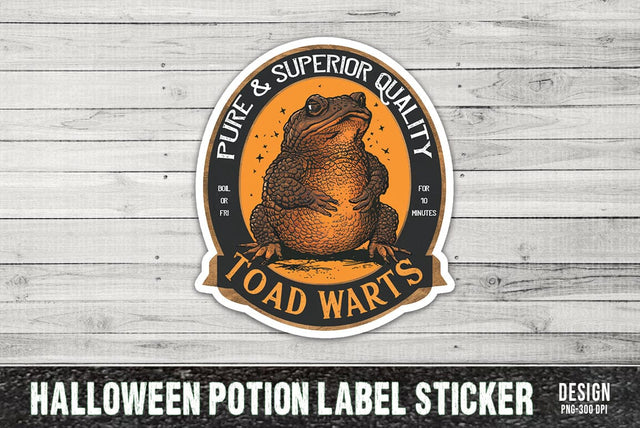 Halloween Potion Label Sticker SVG FiveStarCrafting 