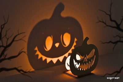 Halloween Pumpkin Candle Holder SVG SVG SvgOcean 